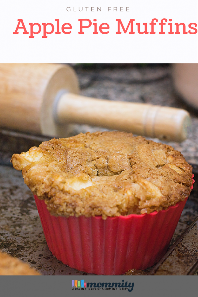 Are you looking for a delicious gluten free muffin recipe? We adapted an apple cake recipe for a gluten free diet and came up with these amazing apple pie muffins that are a huge family hit!