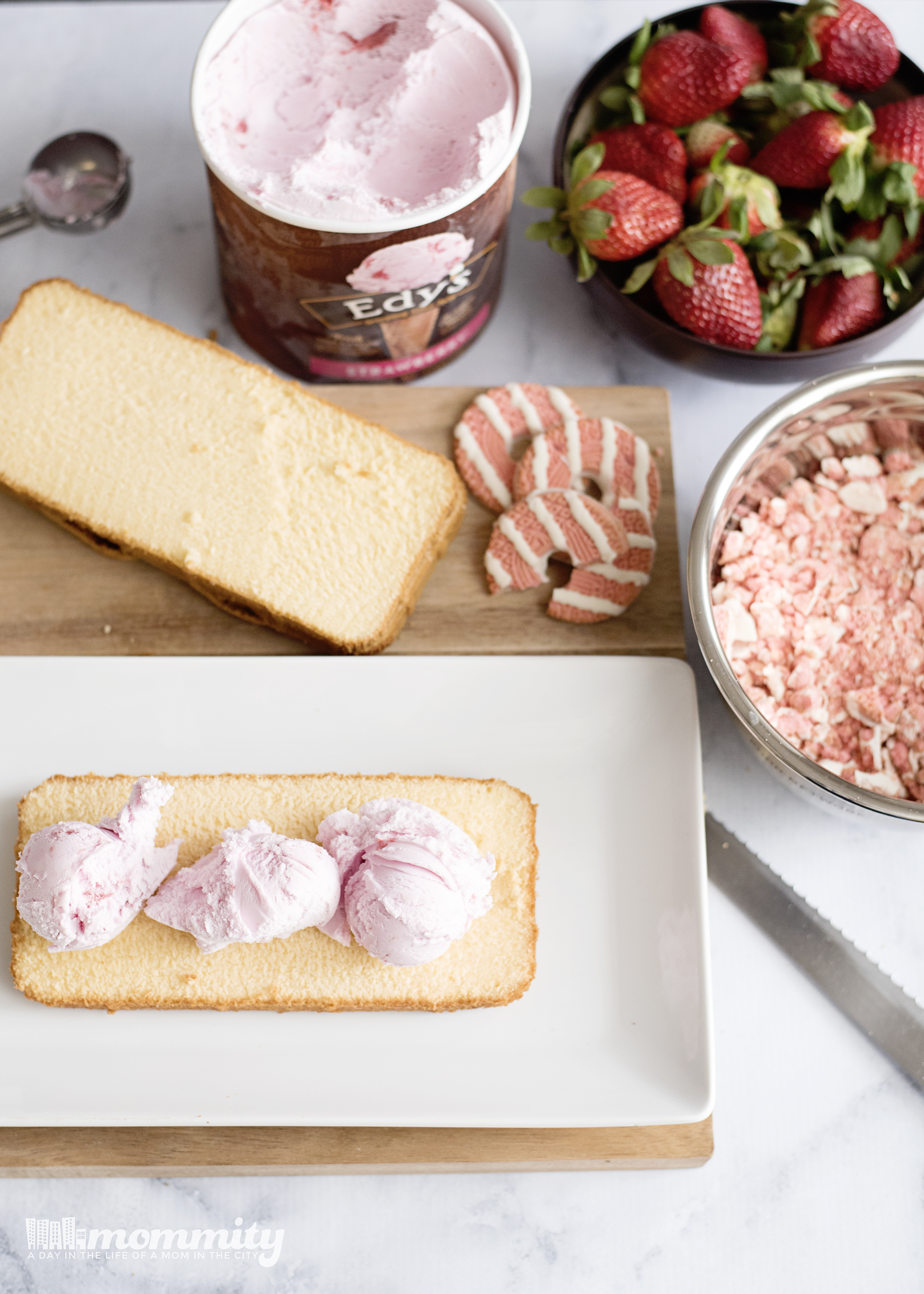 Strawberry Shortcake Ice Cream Cake Recipe Quick and Easy
