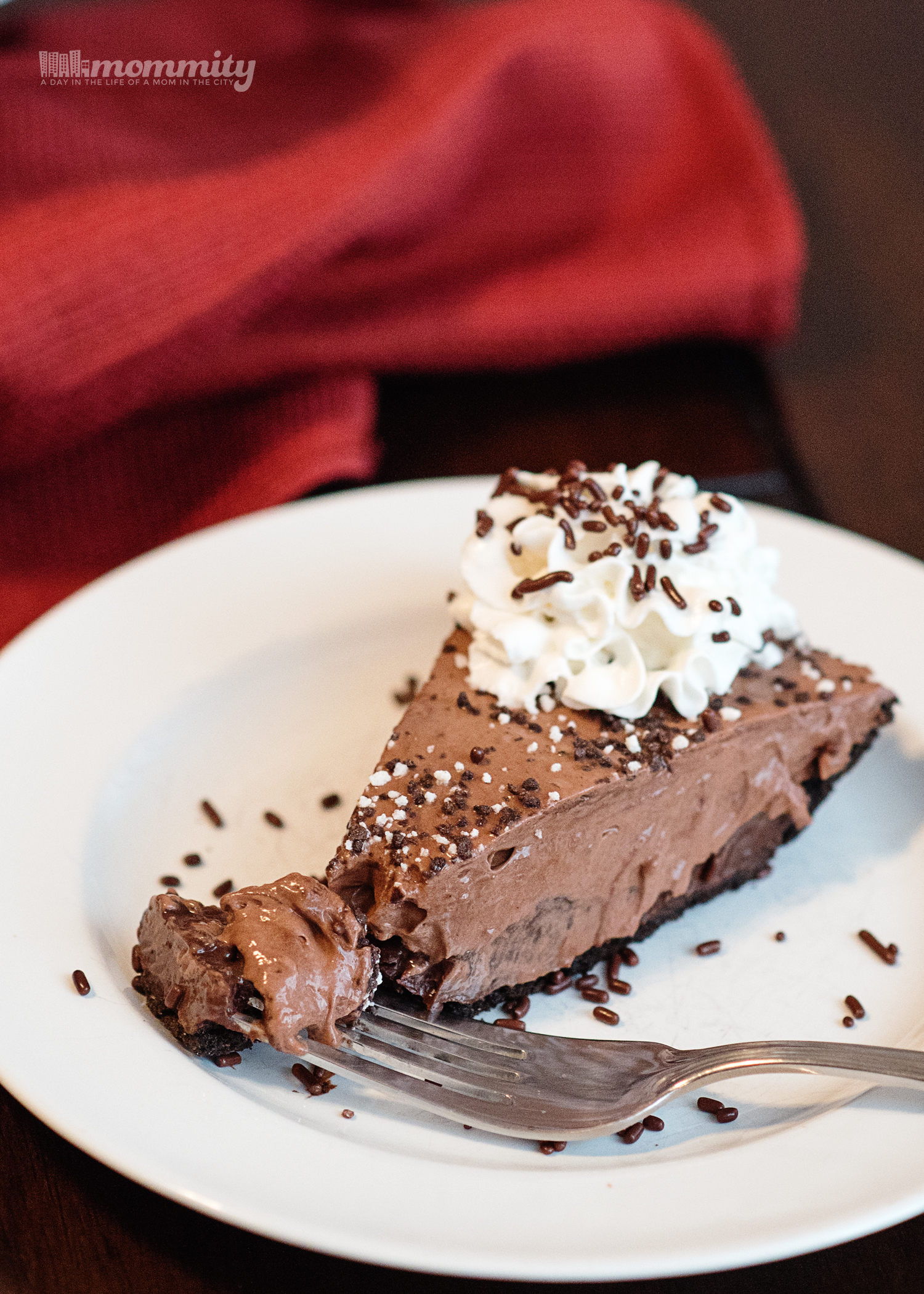 No Bake Chocolate Pudding Pie - Protein Packed & Perfect for Summer!